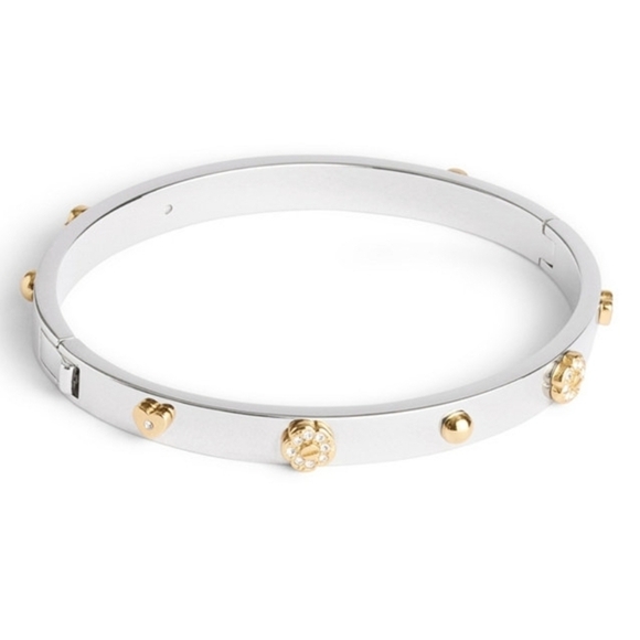 COACH Signature Mixed Motif Bangle Bracelet - Picture 2 of 6